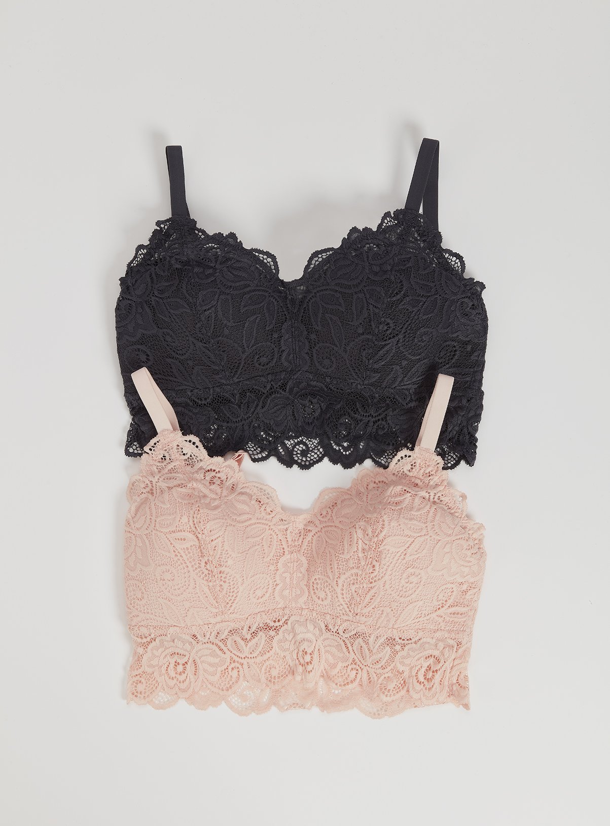 baby pink bralet